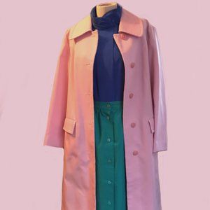 Vintage Pink Trench coat